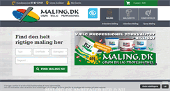 Desktop Screenshot of maling.dk